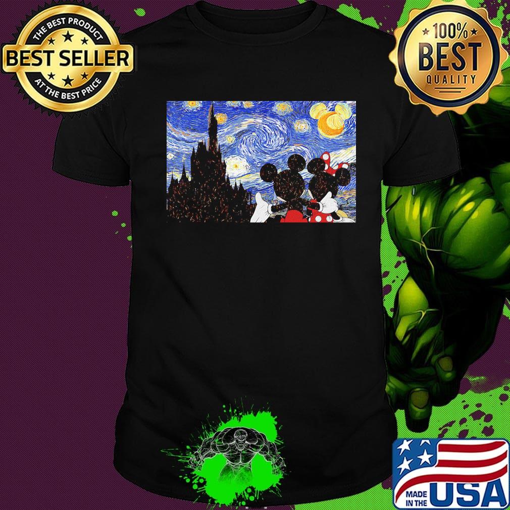 Mickey minnie mouse starry night van gogh shirt Mickey minnie mouse starry night van gogh shirt