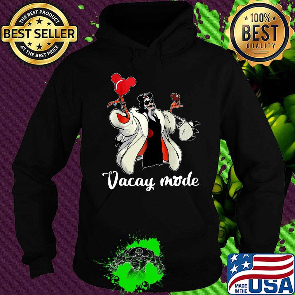 Mickey mouse cruella de vil vacay mode s Hoodie Mickey mouse cruella de vil vacay mode s Hoodie