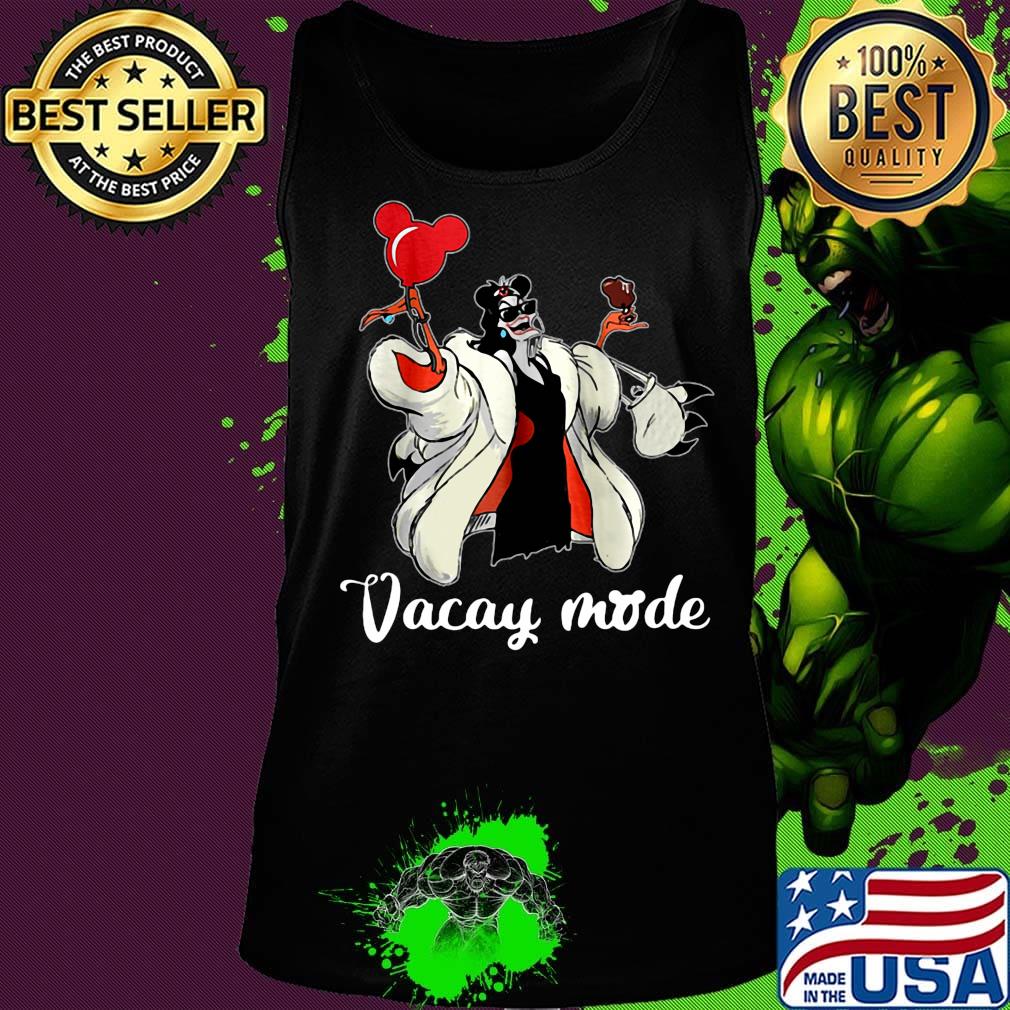 Mickey mouse cruella de vil vacay mode s Tank top Mickey mouse cruella de vil vacay mode s Tank top