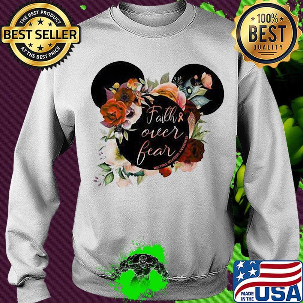 Mickey mouse faith over fear cancer awareness s Sweater Mickey mouse faith over fear cancer awareness s Sweater