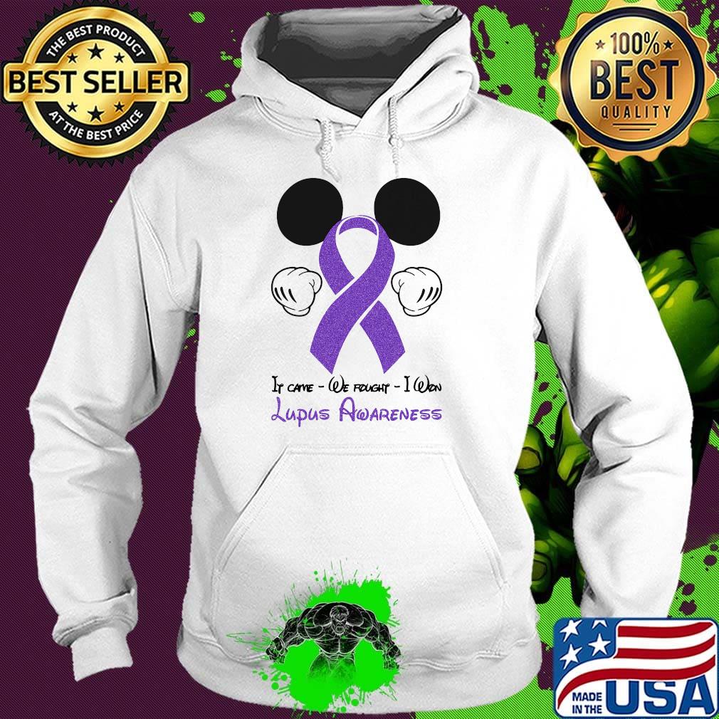 Mickey mouse if came we fought i won lupus awareness s Hoodie Mickey mouse if came we fought i won lupus awareness s Hoodie