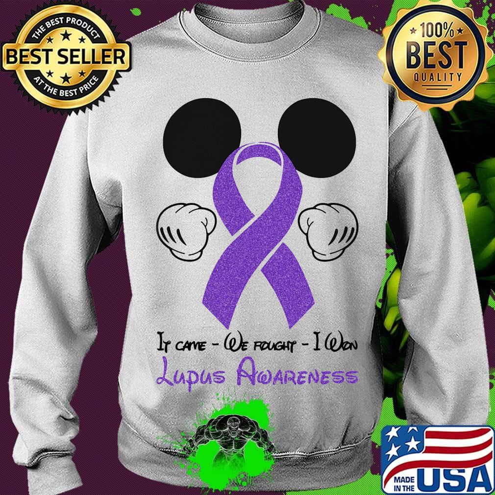 Mickey mouse if came we fought i won lupus awareness s Sweater Mickey mouse if came we fought i won lupus awareness s Sweater