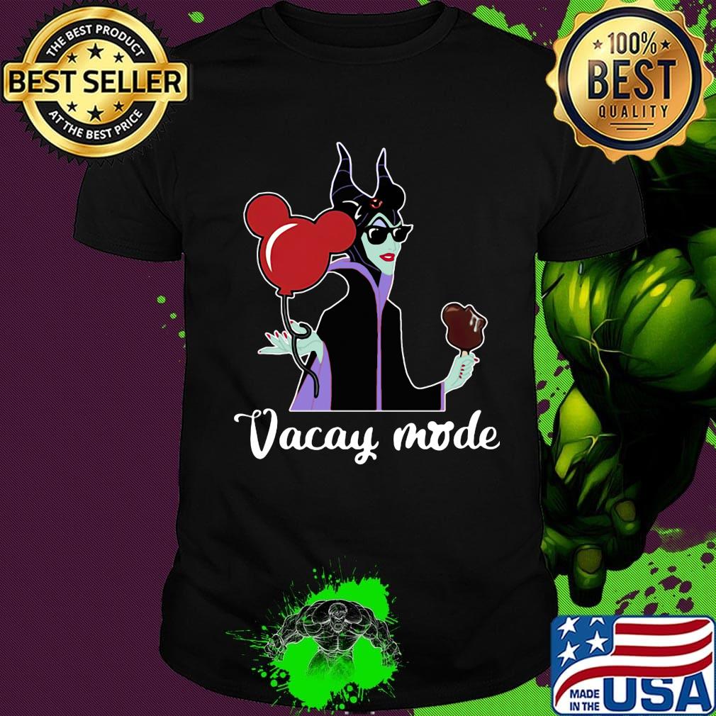 Mickey mouse maleficent vacay mode shirt