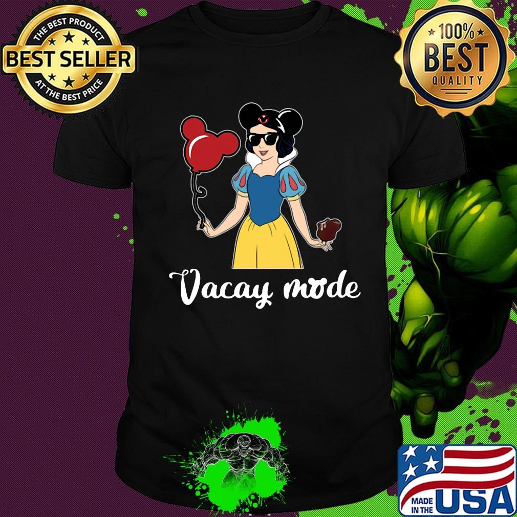 Mickey mouse snow white vacay mode shirt