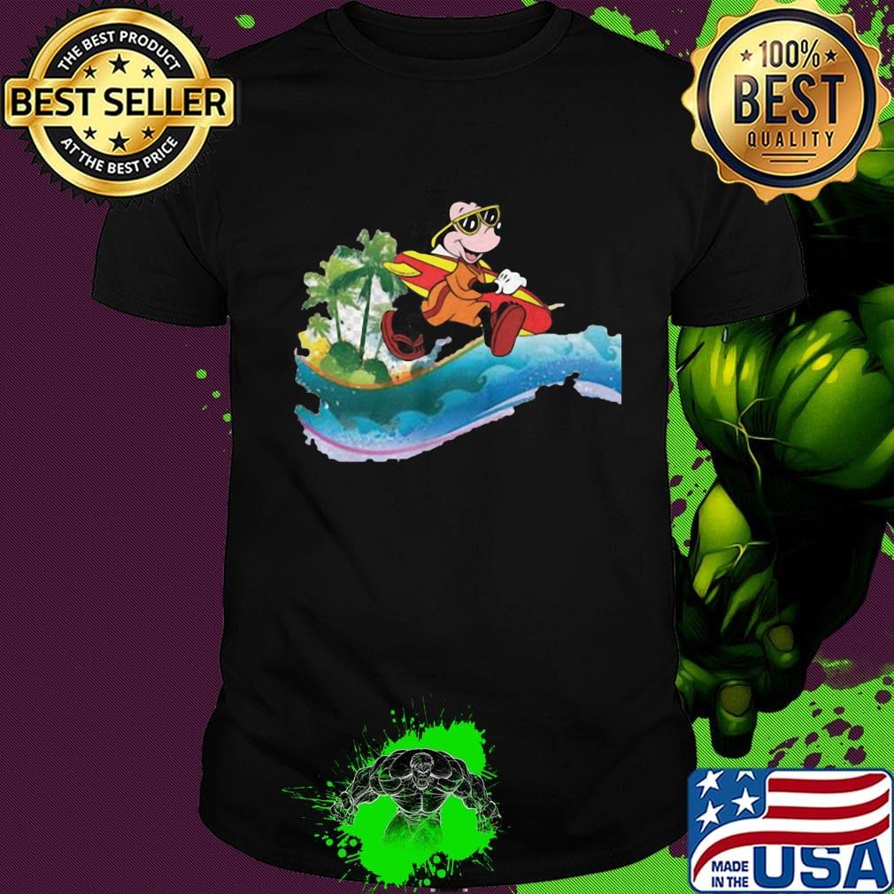 Mickey mouse surfing the beach shirt
