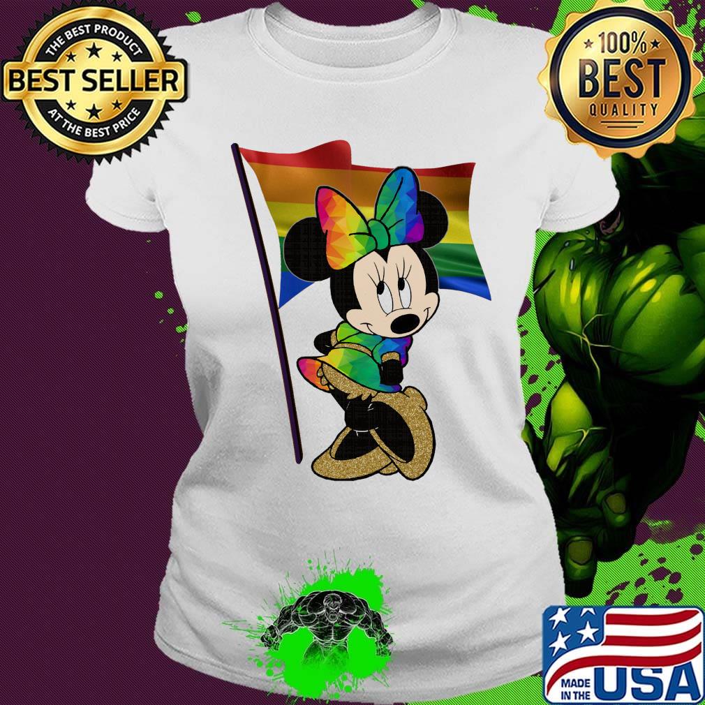 Minnie Mouse LGBT Disney flag s Ladies tee Minnie Mouse LGBT Disney flag s Ladies tee