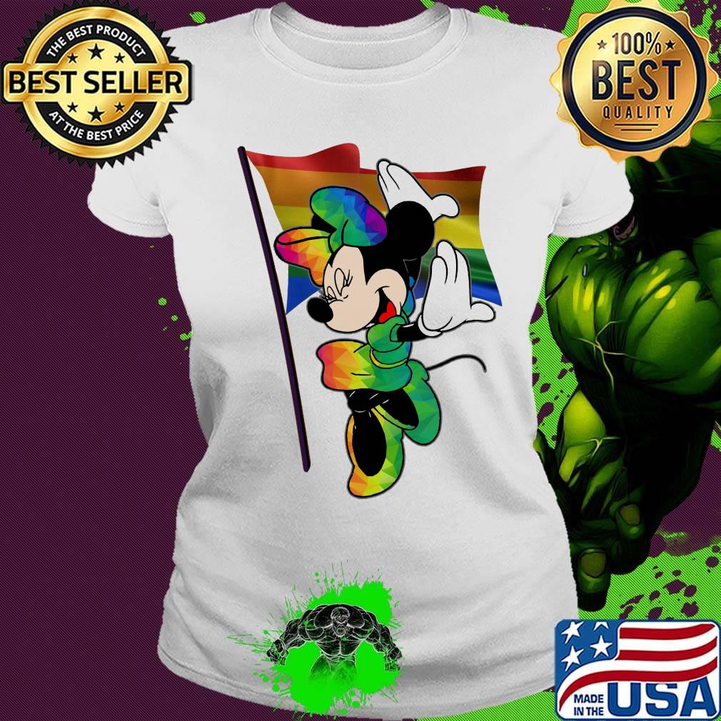 Minnie mouse LGBT flag s Ladies tee Minnie mouse LGBT flag s Ladies tee