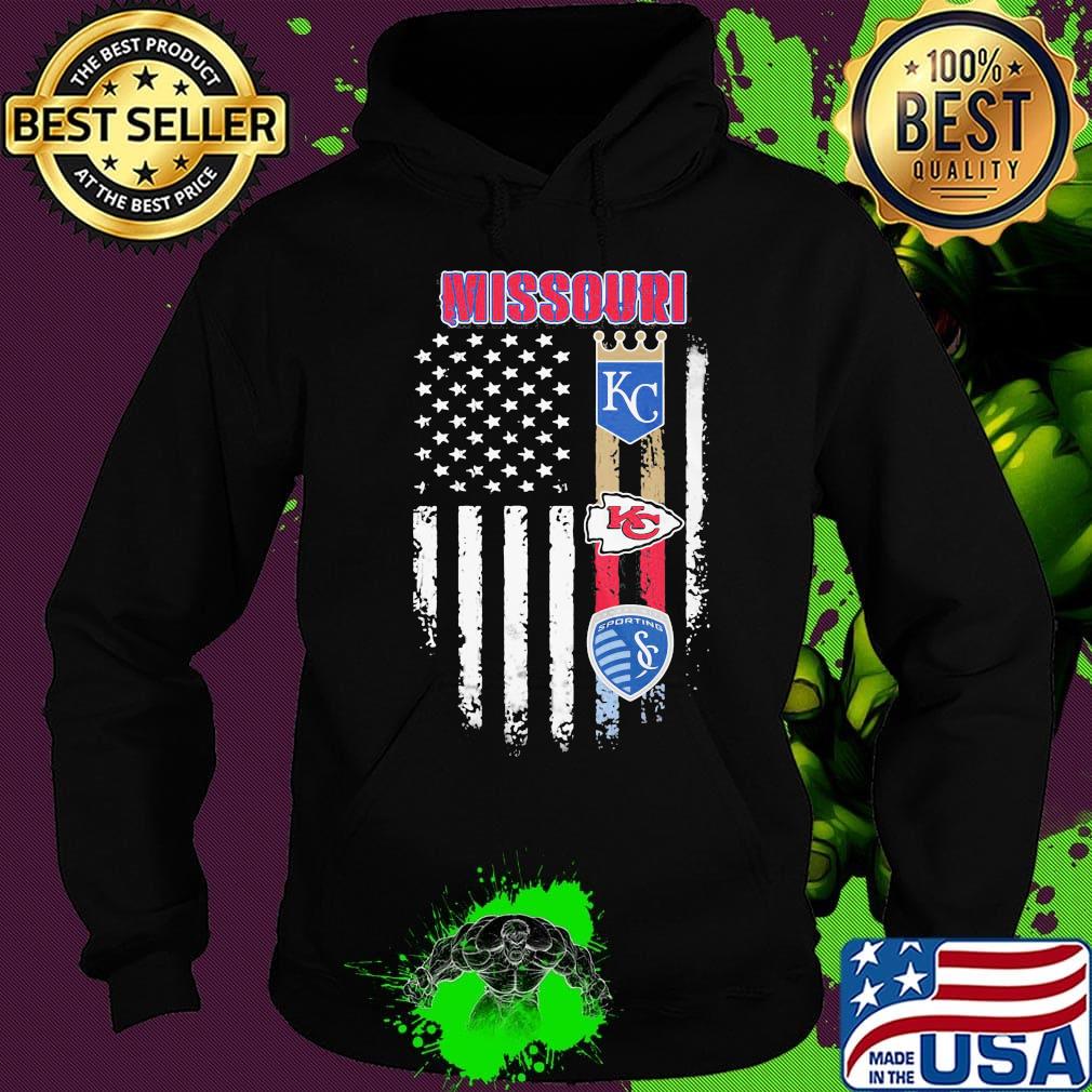 Missouri kansas city royals chiefs sporting american flag independence day s Hoodie Missouri kansas city royals chiefs sporting american flag independence day s Hoodie