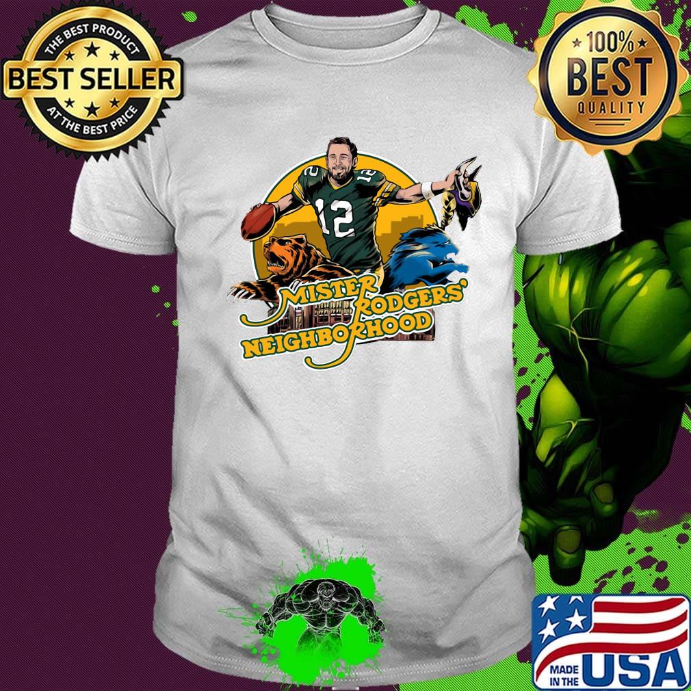 Mister rodgers neighborhood minnesota vikings football team shirt