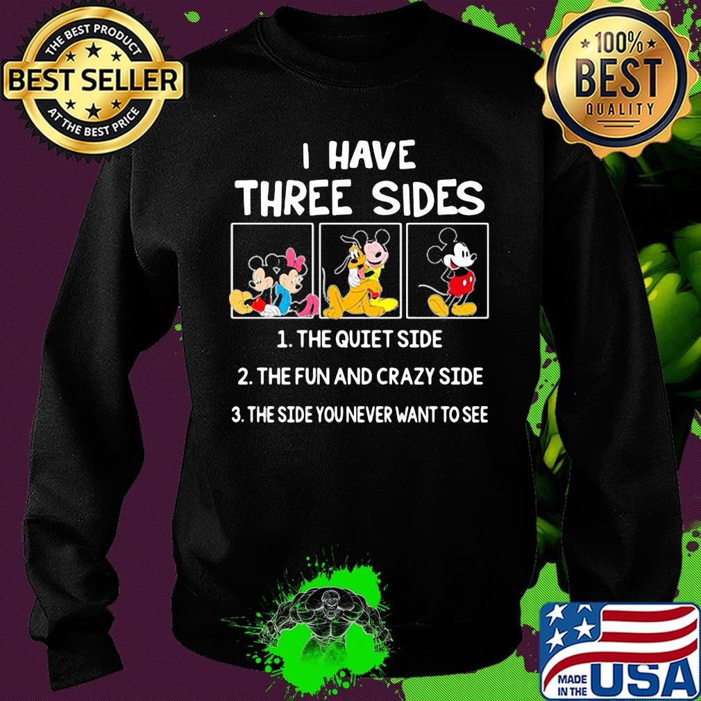 Monkey mouse I have three sides s Sweater Monkey mouse I have three sides s Sweater