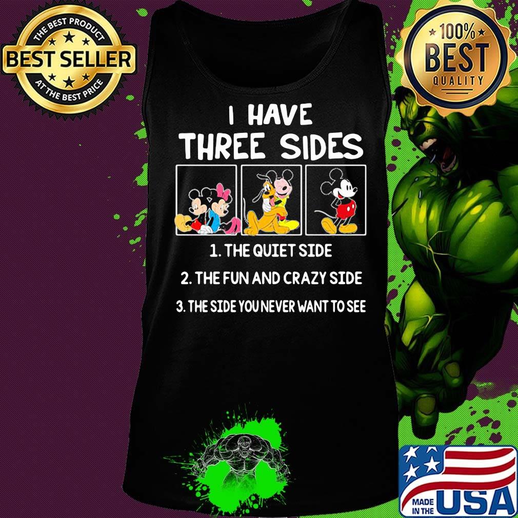 Monkey mouse I have three sides s Tank top Monkey mouse I have three sides s Tank top