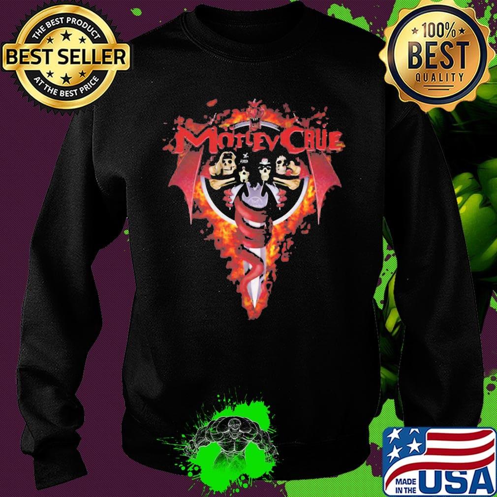 Motley crue band skeleton fire s Sweater Motley crue band skeleton fire s Sweater