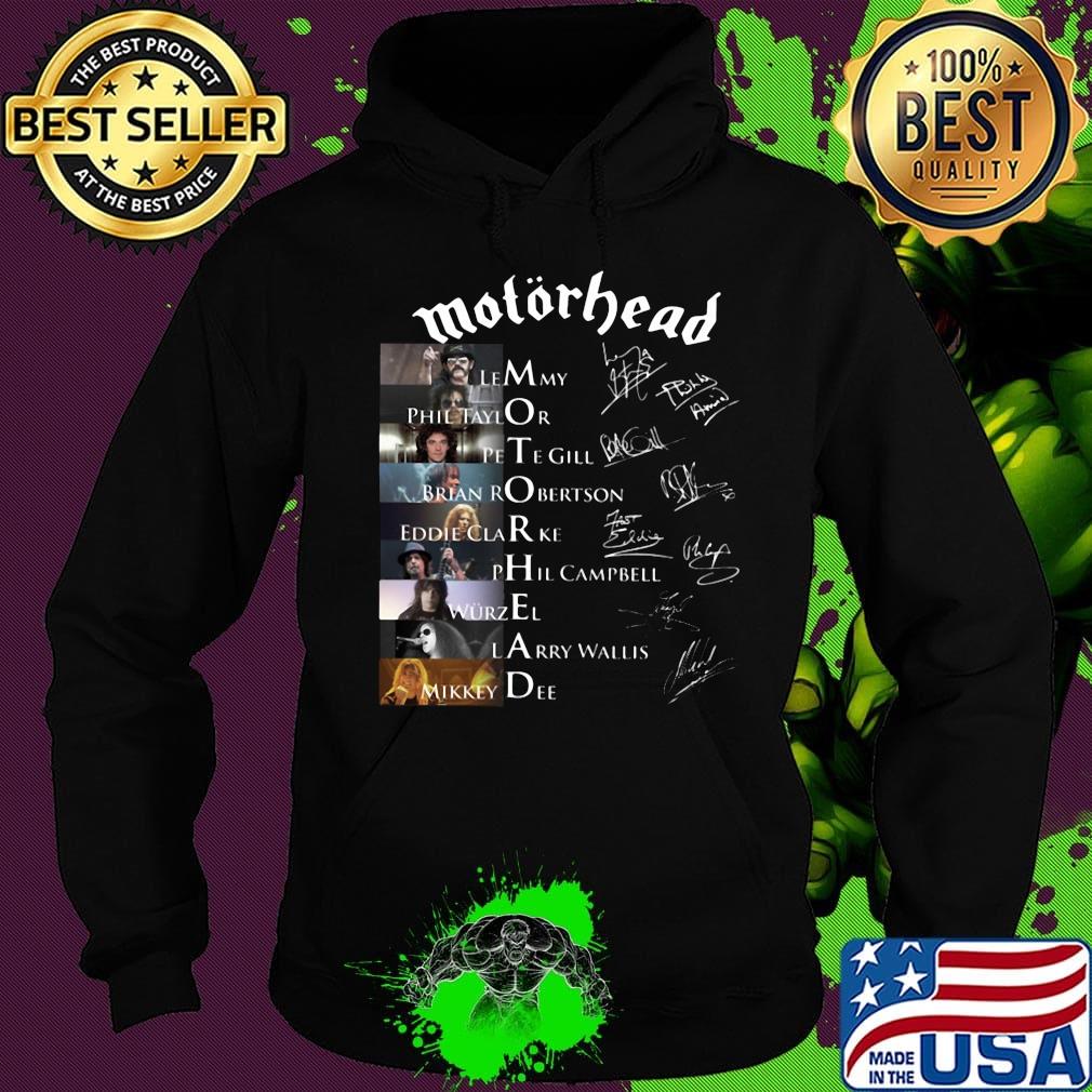 Motorhead movie characters signatures s Hoodie Motorhead movie characters signatures s Hoodie