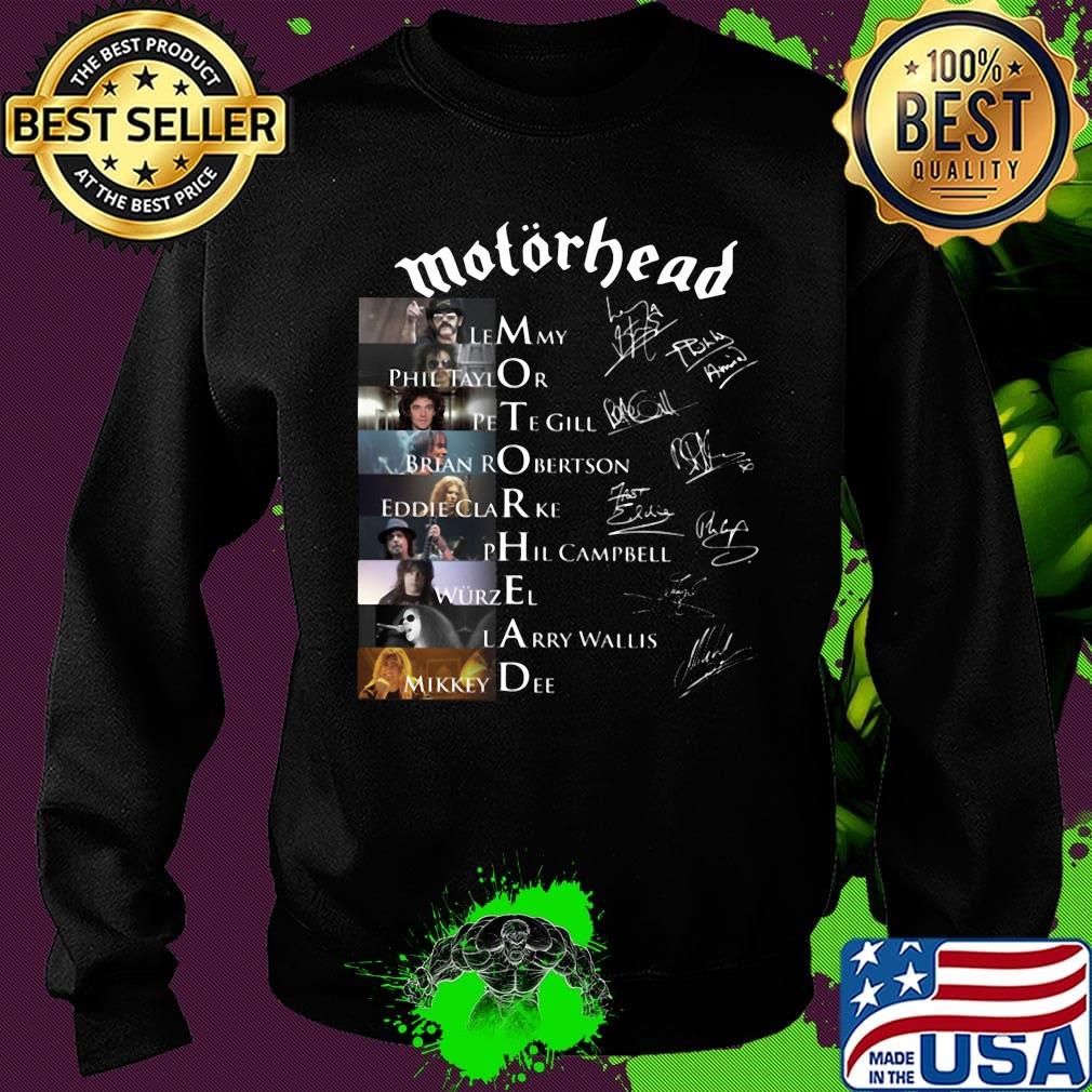 Motorhead movie characters signatures s Sweater Motorhead movie characters signatures s Sweater