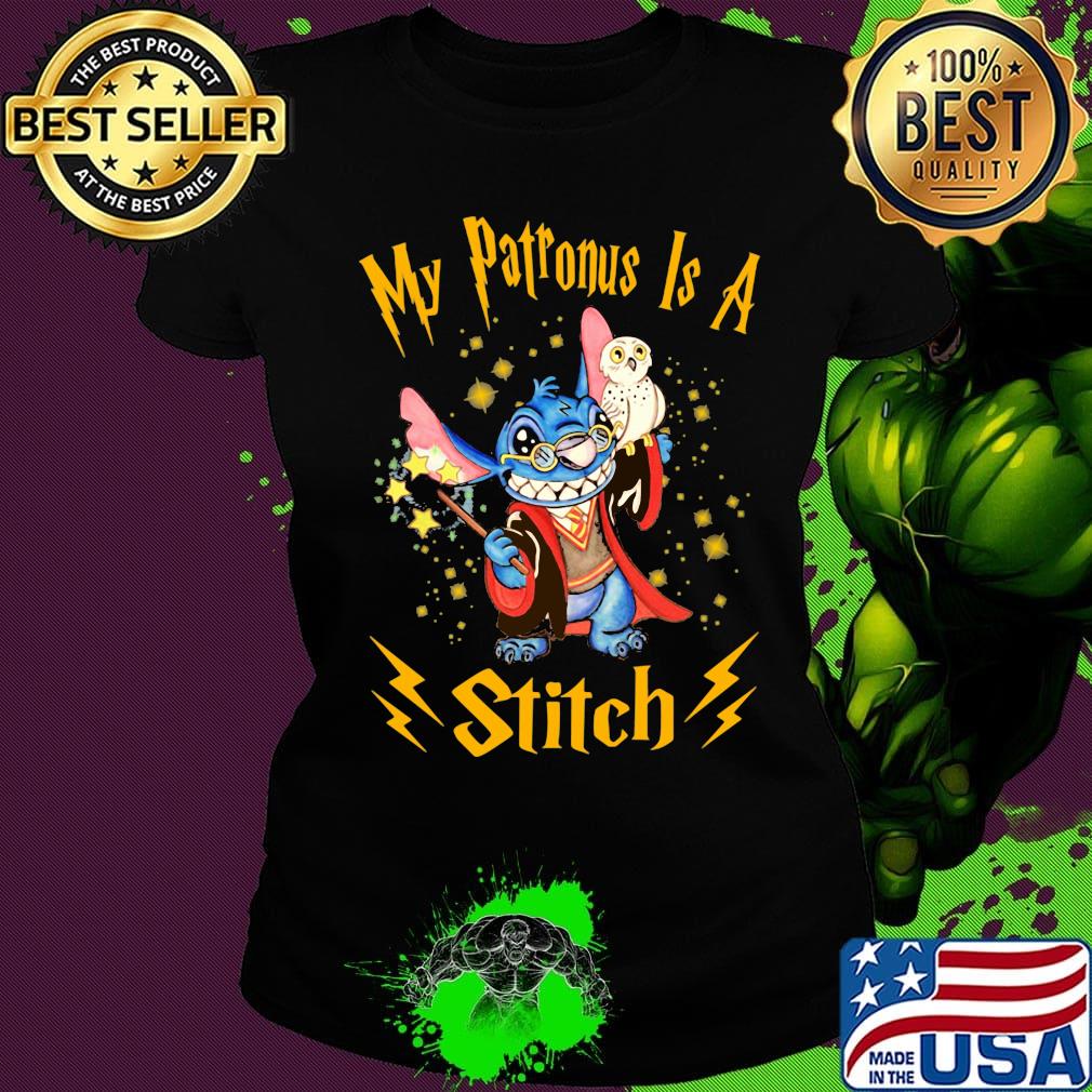 My patronus is a stitch and owl s Ladies tee My patronus is a stitch and owl s Ladies tee