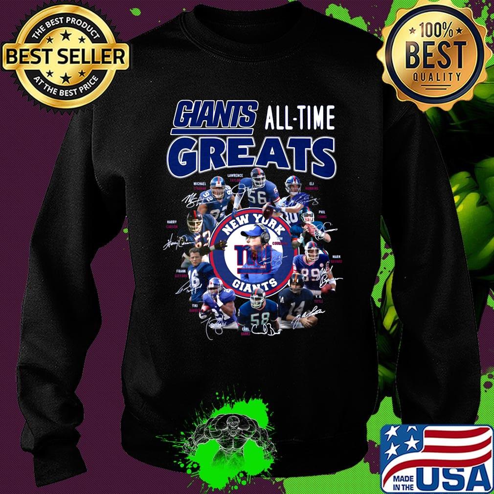 New york giants football all-time greats players signatures s Sweater New york giants football all-time greats players signatures s Sweater