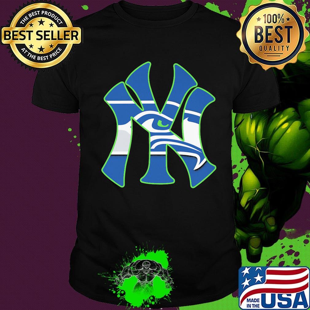 New York Seahawks Yankees Canvas shirt New York Seahawks Yankees Canvas shirt