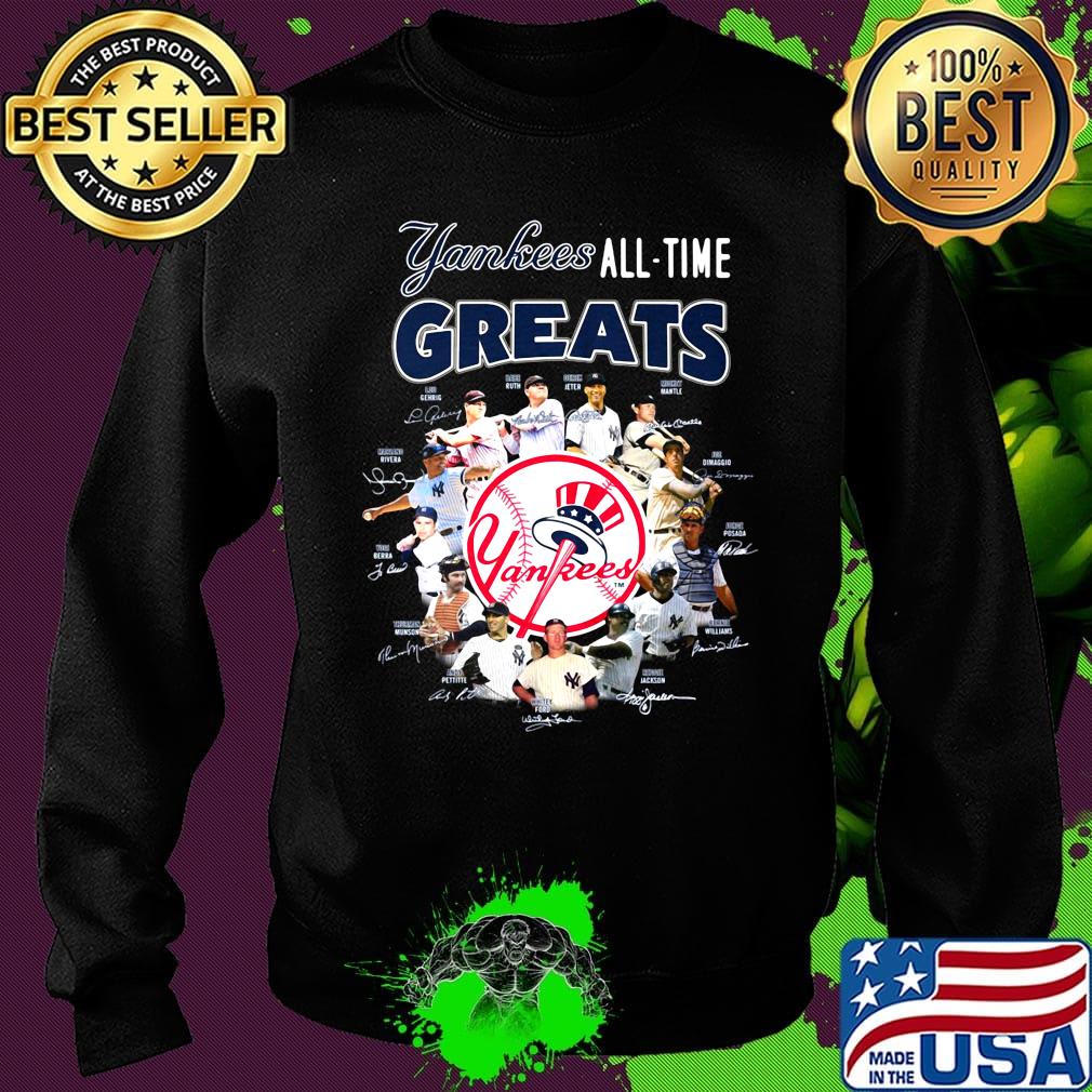 New york yankees all-time greats players signatures s Sweater New york yankees all-time greats players signatures s Sweater