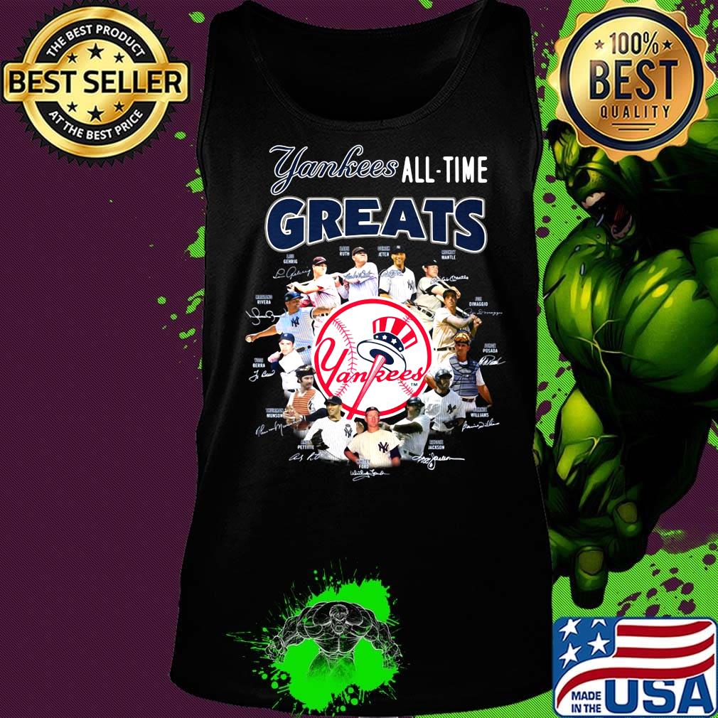 New york yankees all-time greats players signatures s Tank top New york yankees all-time greats players signatures s Tank top