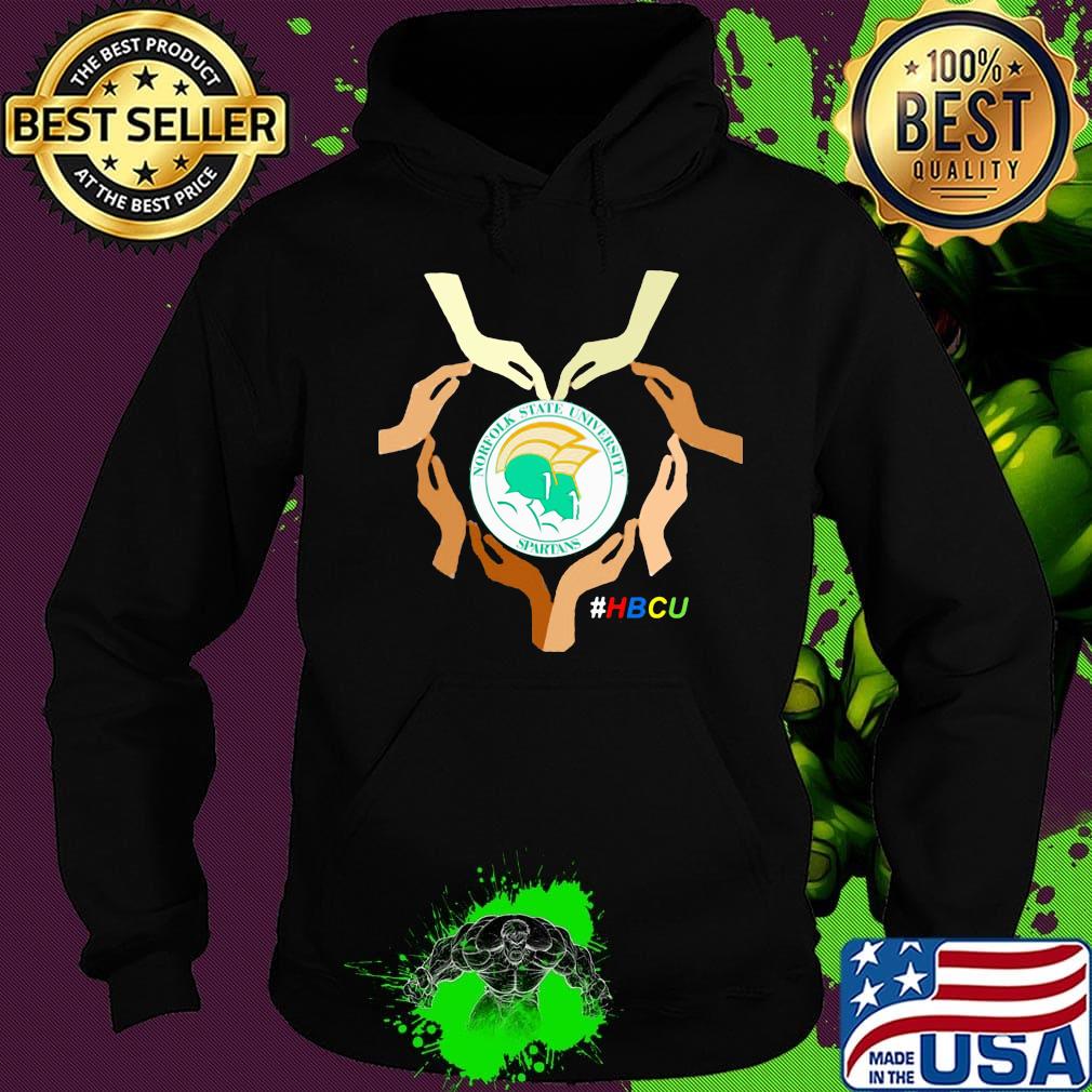 Norfolk state university spartans hbcu color skin heart black lives matter s Hoodie Norfolk state university spartans hbcu color skin heart black lives matter s Hoodie
