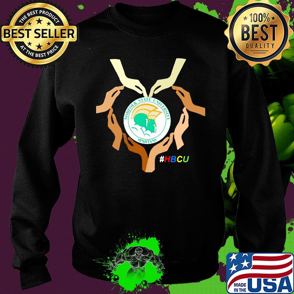 Norfolk state university spartans hbcu color skin heart black lives matter s Sweater Norfolk state university spartans hbcu color skin heart black lives matter s Sweater