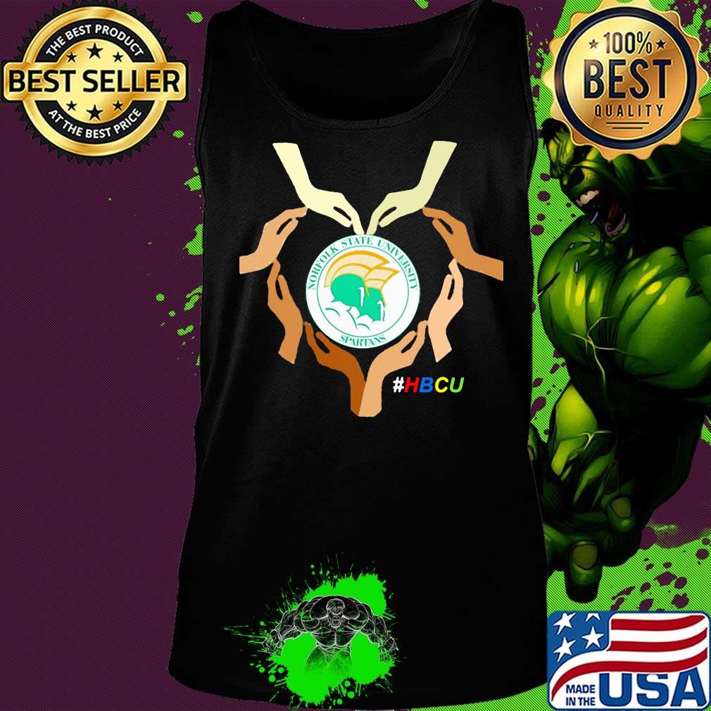 Norfolk state university spartans hbcu color skin heart black lives matter s Tank top Norfolk state university spartans hbcu color skin heart black lives matter s Tank top