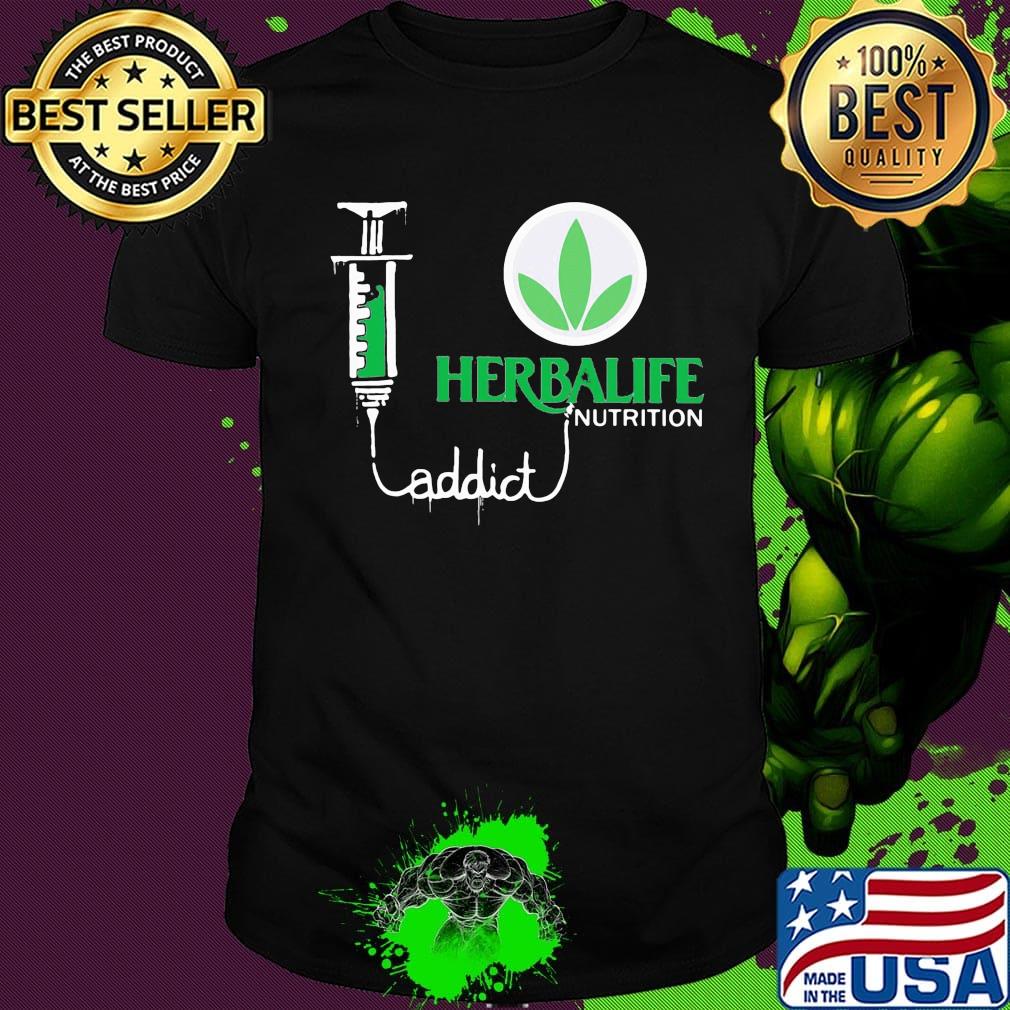 Nurse herbalife nutrition addict needle shirt