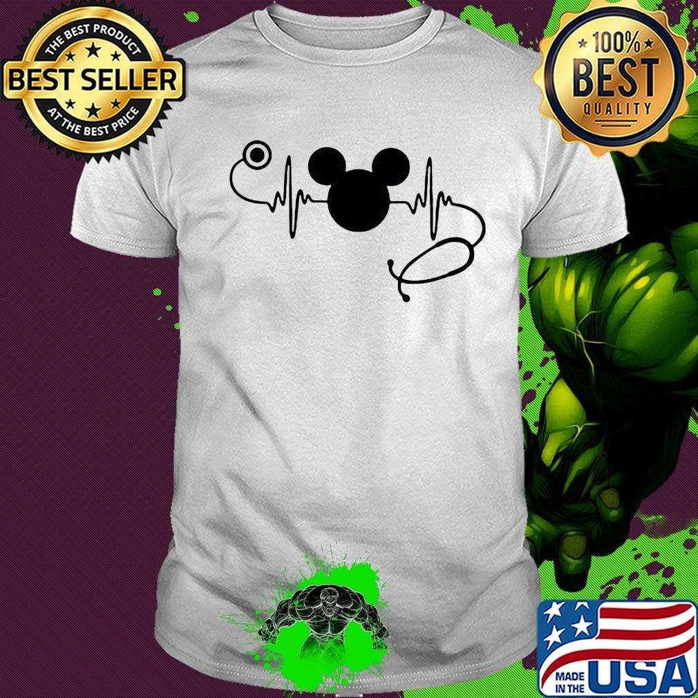 Nurse mickey mouse stethoscope shirt