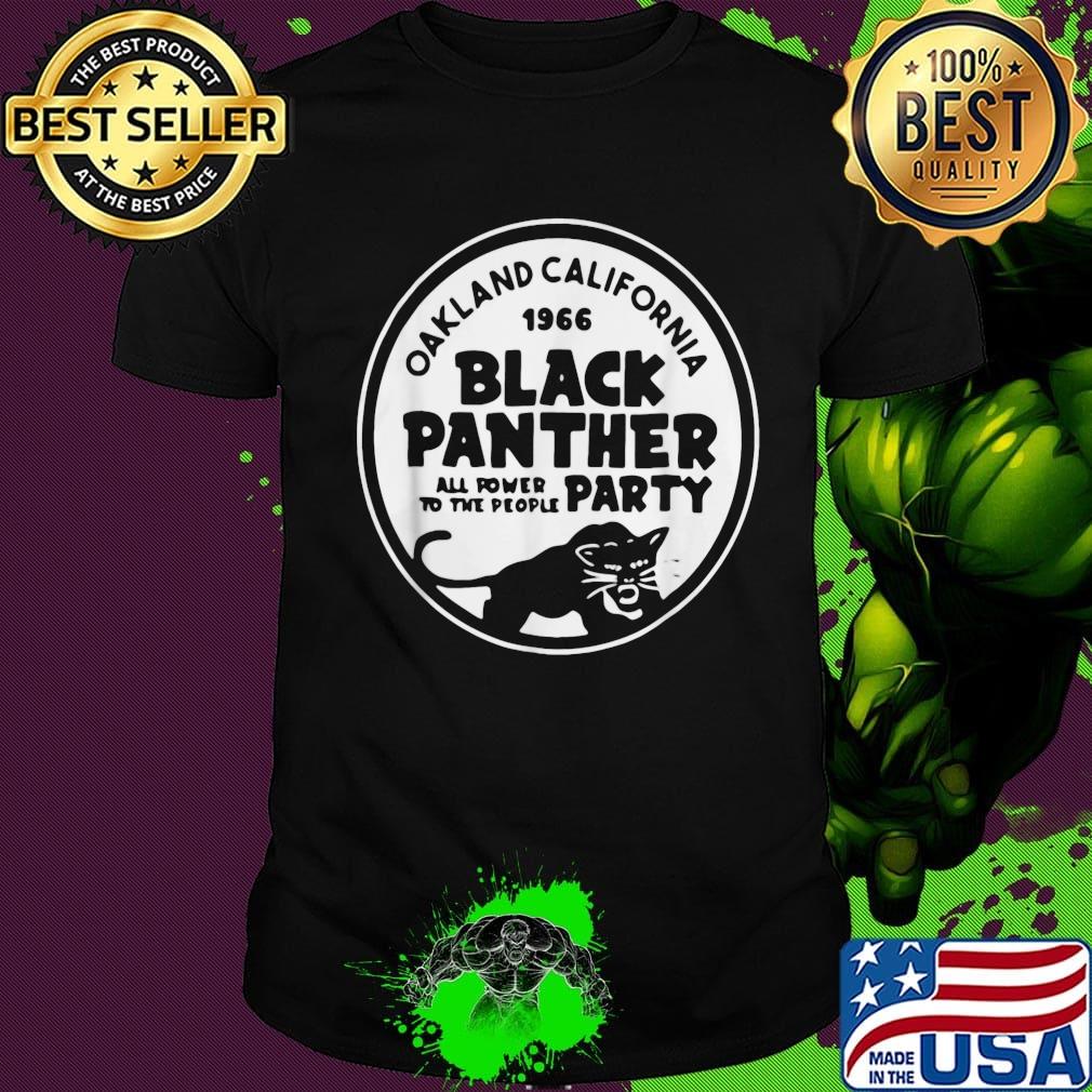 Oakland California 1966 Black Panther all power to the people party shirt