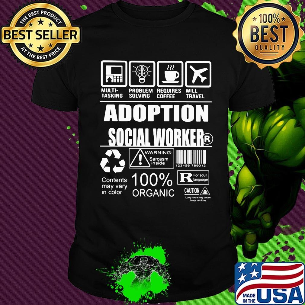 Official Adoption social worker shirt