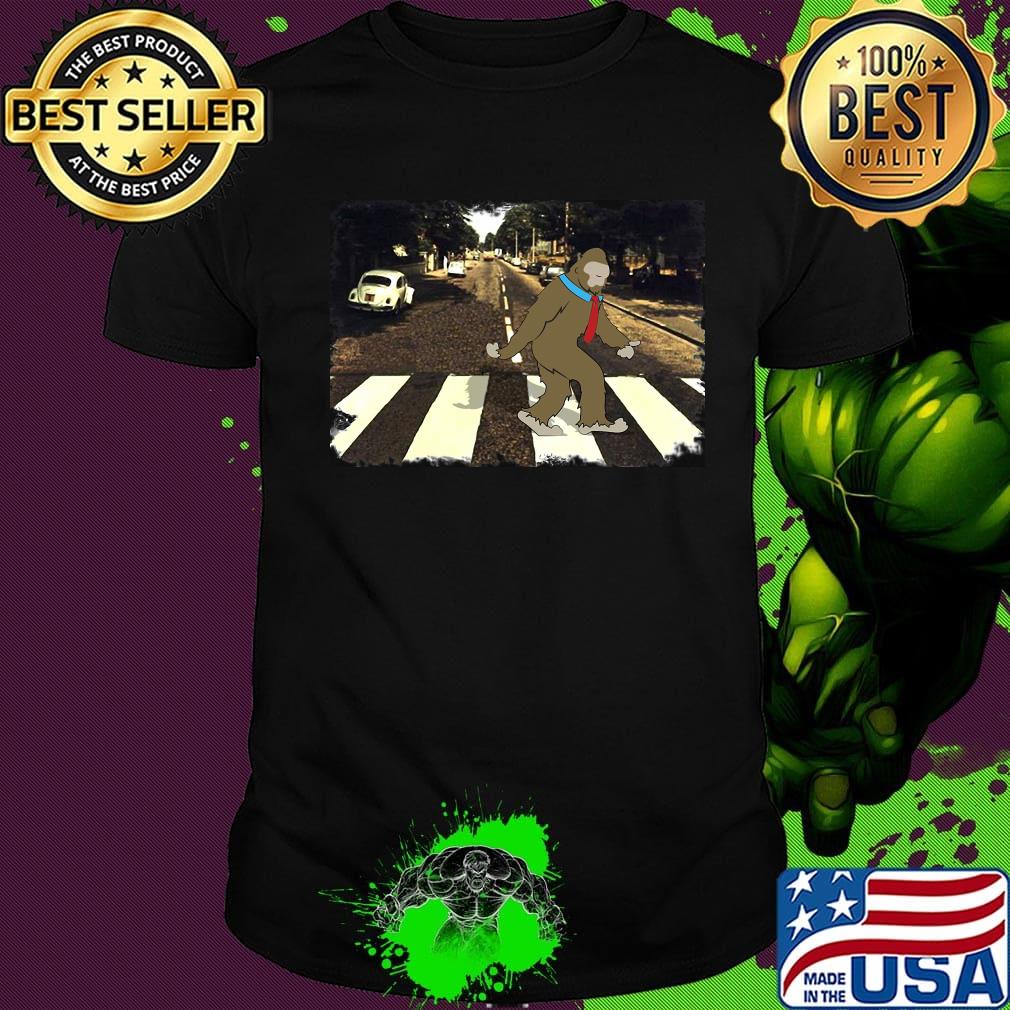 Official bigfoot abbey road shirt