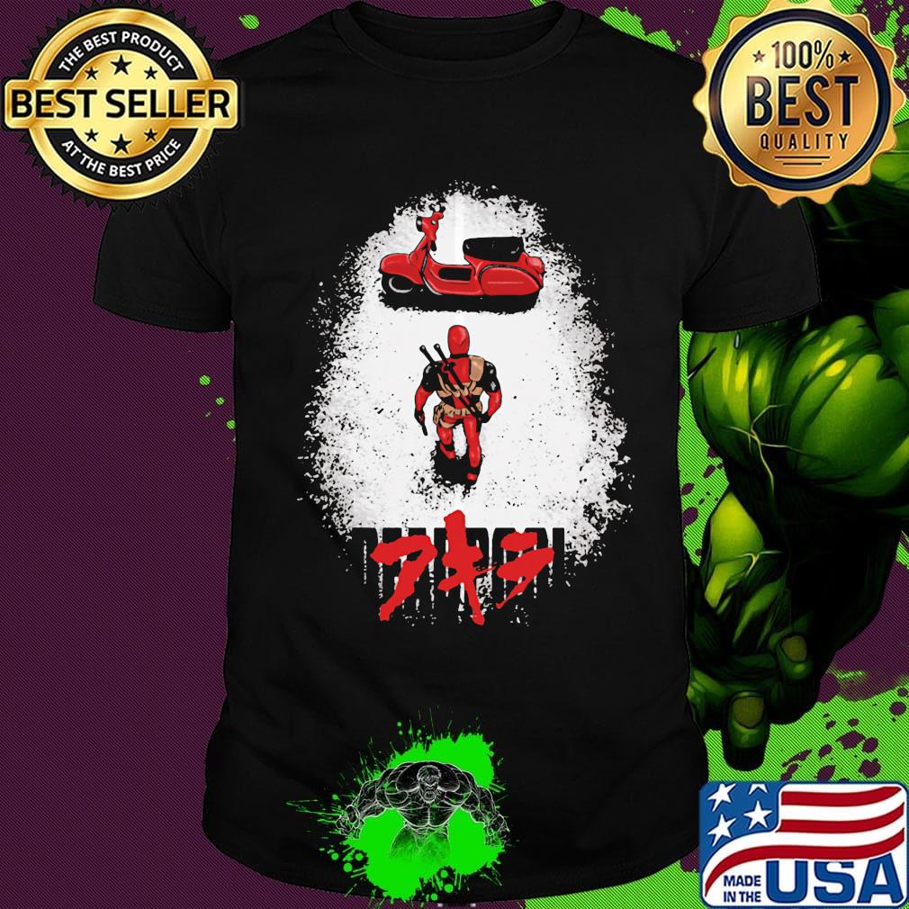 Official Deadpool graphic vespa shirt