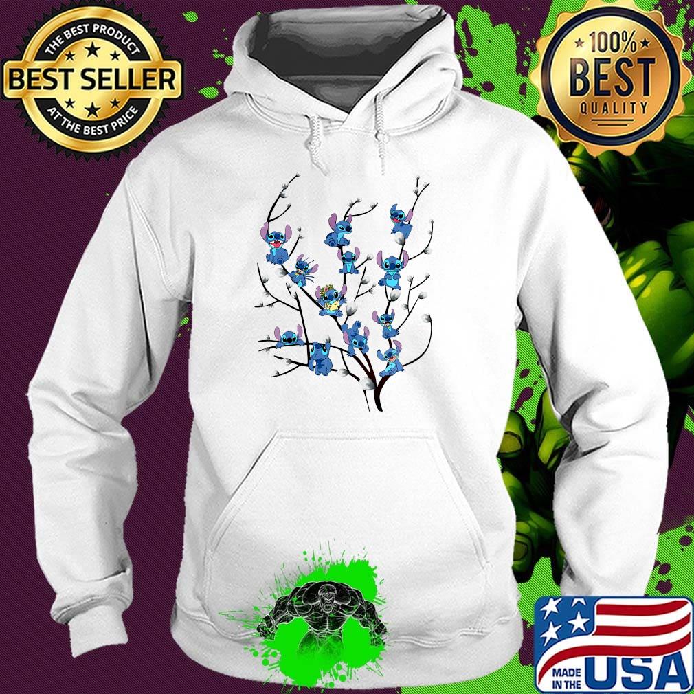 Official disney stitch tree s Hoodie Official disney stitch tree s Hoodie