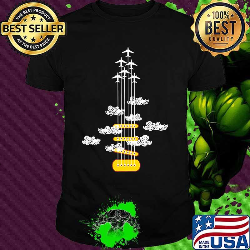 Official Guitar Airplane Guitar shirt