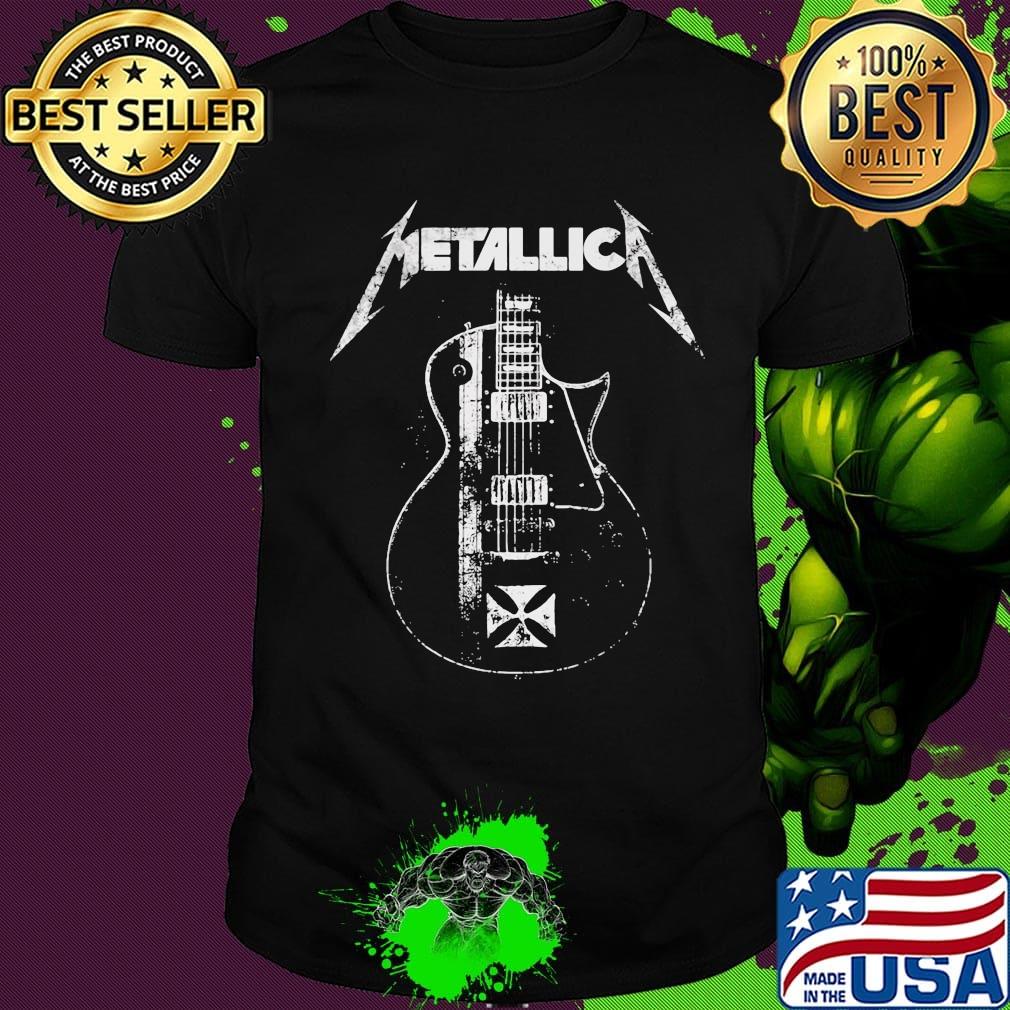 Official guitar metallica band shirt