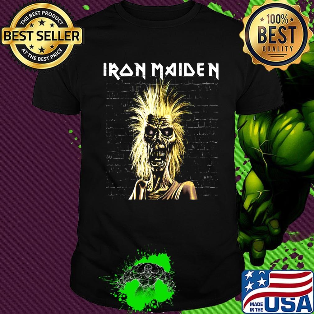 Official iron maiden skeleton shirt