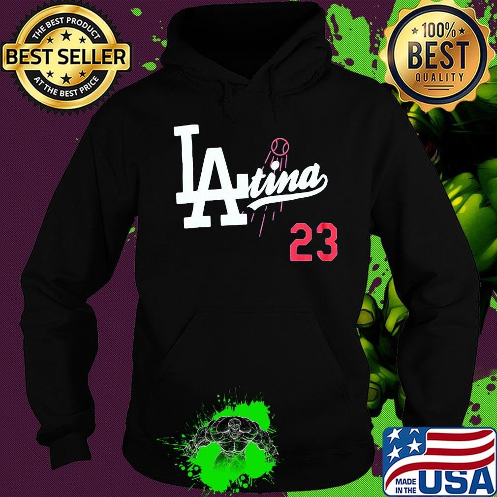 Official LAtina 23 Baseball s Hoodie Official LAtina 23 Baseball s Hoodie