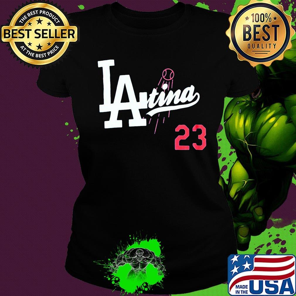 Official LAtina 23 Baseball s Ladies tee Official LAtina 23 Baseball s Ladies tee