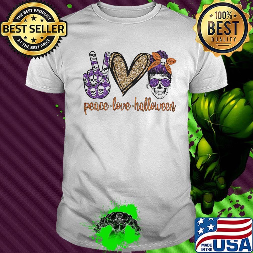 Official Peace Love Halloween shirt Official Peace Love Halloween shirt
