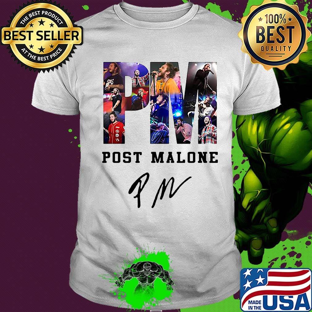 Official post malone signature shirt