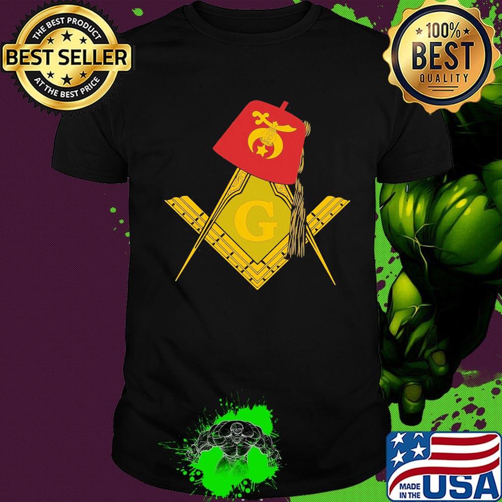 Official shriners masons logo shirt