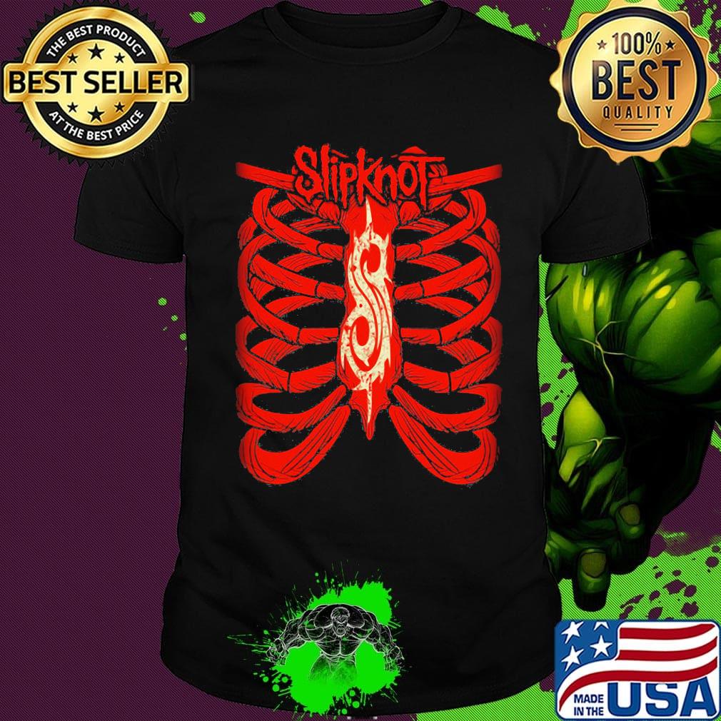 Official slipknot band skeleton shirt