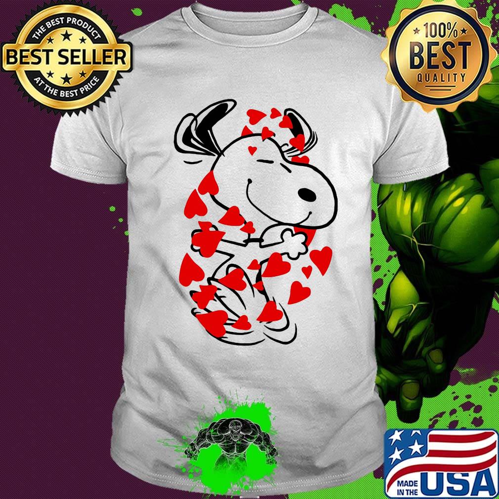 Official snoopy dance hearts shirt
