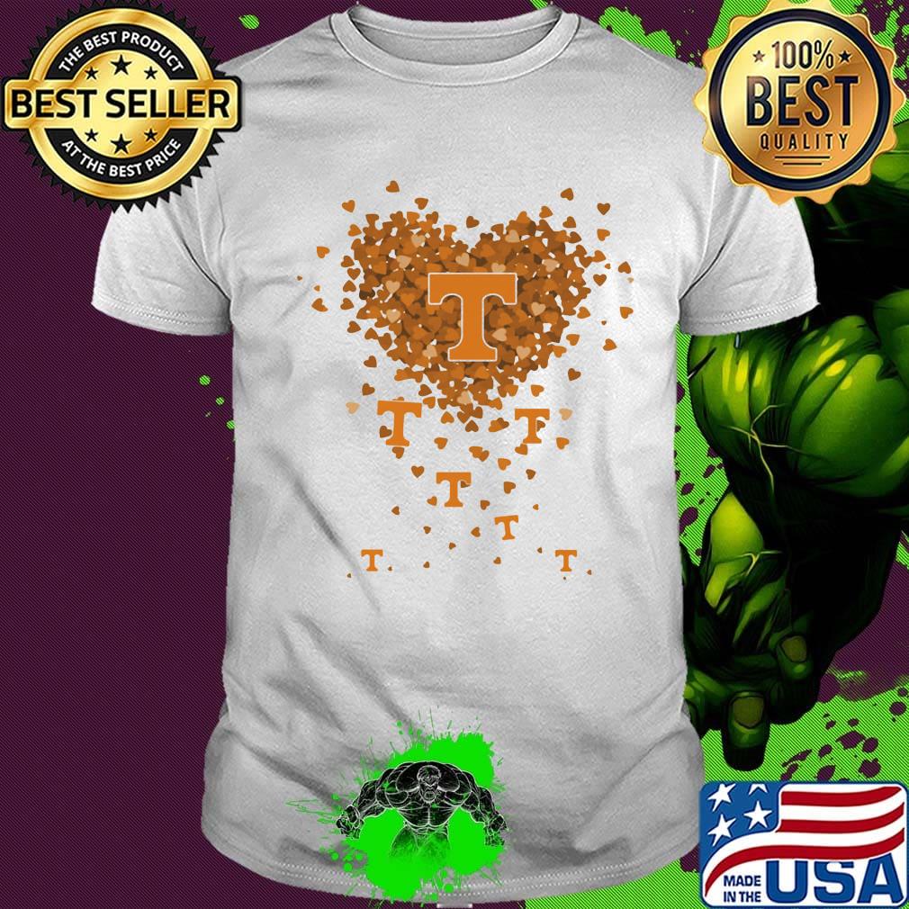 Official Tennessee volunteers Three wolves heart shirt