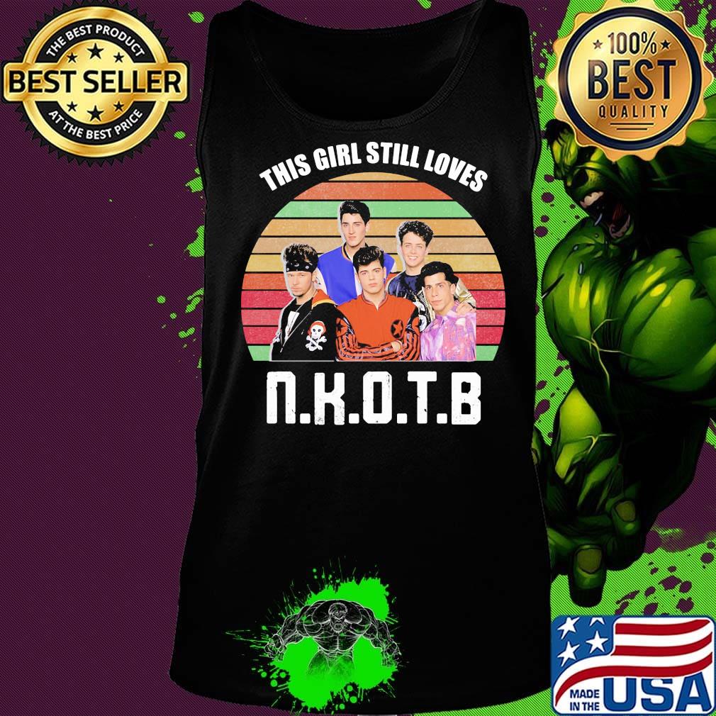 Official This girl still loves NKOTB vintage s Tank top Official This girl still loves NKOTB vintage s Tank top