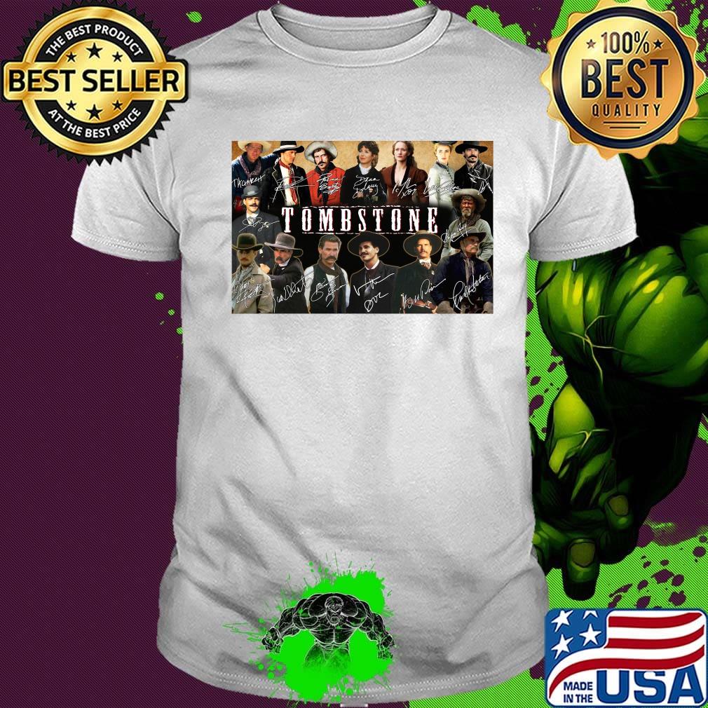 Official Tombstone signatute shirt