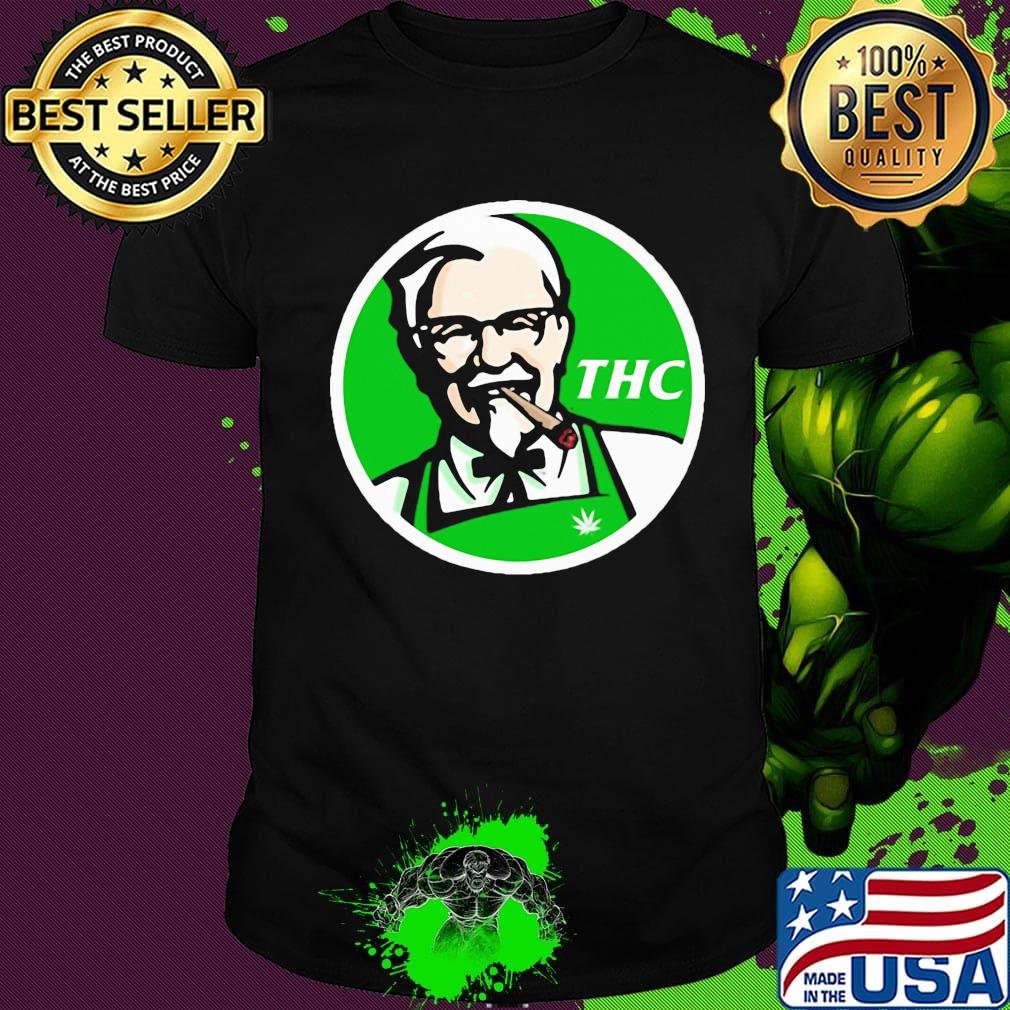 Official weed thc kfc logo shirt
