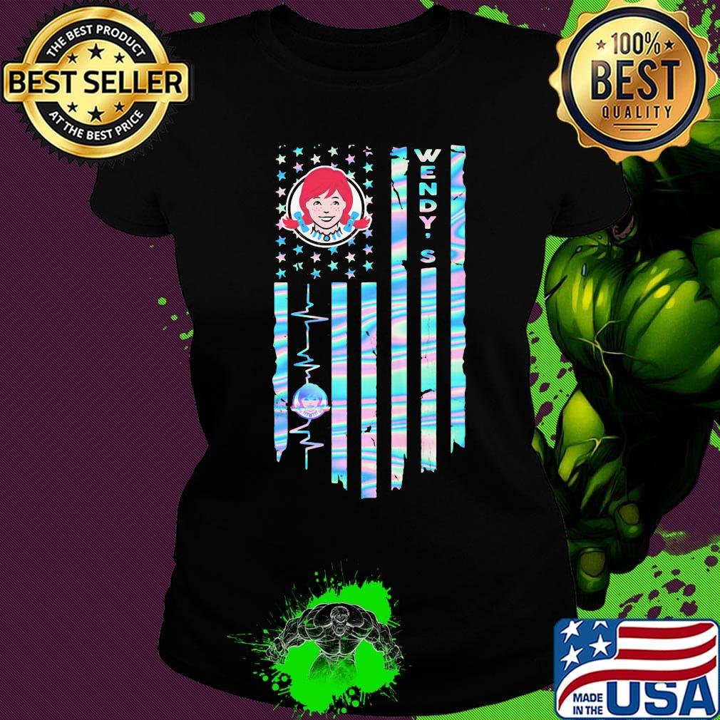 Official Wendy American flag s Ladies tee Official Wendy American flag s Ladies tee