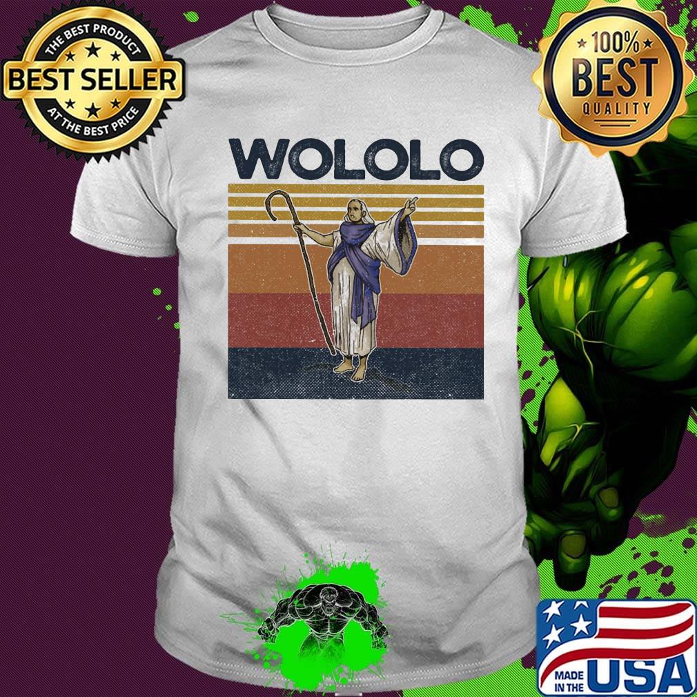 Official Wololo Vintage Retro Shirt