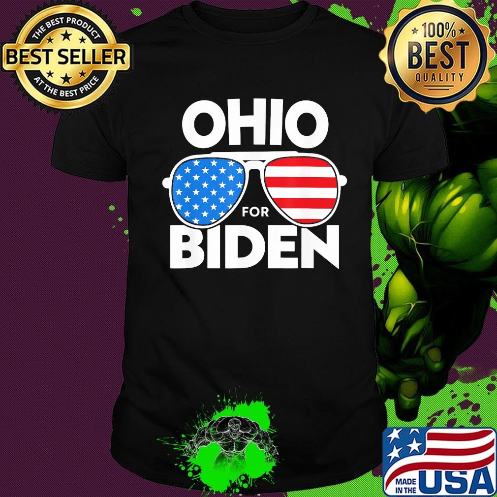Ohio for biden american flag independence day shirt